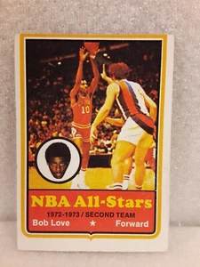 1973-74 Topps Basketball #60 Chicago Bulls Forward Bob Love All-Star EX - Imagen 1 de 4
