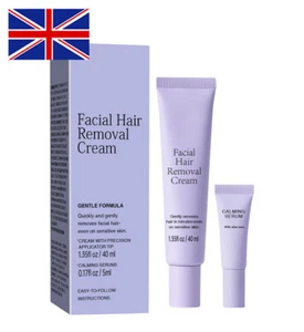 Facial Hair Remover For Women Face Hair Removal Epilator Cream Soothing - Picture 1 of 13