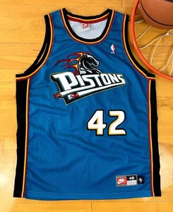 Detroit Pistons Vintage Authentic Jerry Stackhouse 1997 NBA Basketball Jersey 48 - Picture 1 of 9