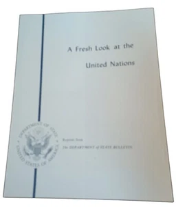 1966 Bollettino Dipartimento di Stato USA Un nuovo sguardo alle Nazioni Unite - Foto 1 di 4
