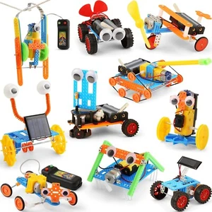 10 Set STEM Robot Car Kit, Science Projects for Kids 8-12, Robotics Craft Bui... - Picture 1 of 9