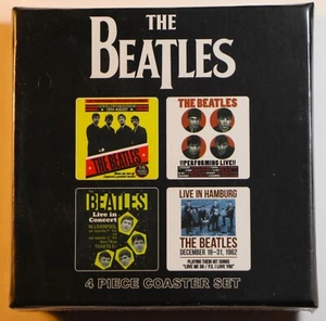NEW SEALED - The Beatles 1962 Anniversary 4 Piece Coaster Set – 2012 - Picture 1 of 5