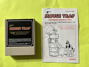 MOUSE TRAP ATARI 2600  with Manual - Cleaned and Tested - Works Great! - Picture 1 of 1
