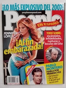 JENNIFER LOPEZ PEOPLE MEXICAN MAGAZINE MEXICO SPANISH DECEMBER 2007 - Picture 1 of 1