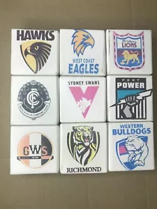 AFL TEAMS NAUGHTS & CROSSES / TIC TAC TOE - Picture 1 of 20