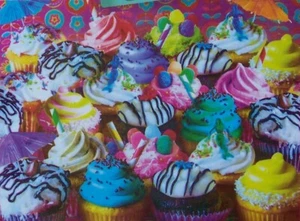 Jigsaw Puzzle Munchies Swirls of Sugar Donuts Snacks Lunch 500 piece NEW 19"x14" - Picture 1 of 1