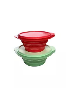 TUPPERWARE MiniMax Faltschüssel 950ml/700ml faltbare Schüsseln - Bild 1 von 1