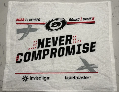 Carolina Hurricanes 2023 Round 1 Game 2 Playoff Rally Towel Cover