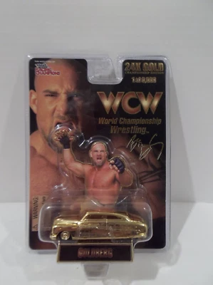 Coche de campeones de carreras WCW GOLDBERG 1998 ORO 24K chapado en oro 1 de 9.998 Foto 1 de 4