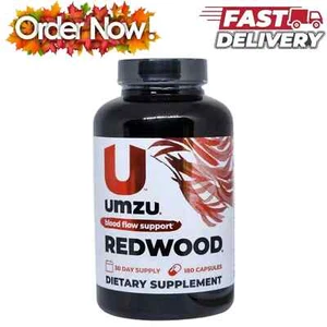 UMZU Redwood Nitric Oxide Blood Flow Support Dietary Supplement 180 Capsules. - Picture 1 of 1