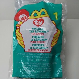 1999 McDonald's #1 "FRECKLES THE LEOPARD" Ty Teenie Beanie Collectible Plush - Picture 1 of 6