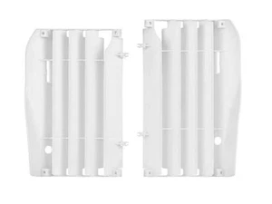 Guardas persianas radiador Honda CRF 250 R 2010 - 2013 blanco Polisport motocross - Imagen 1 de 1