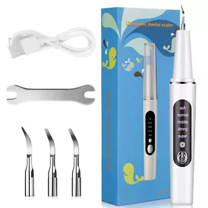 Elektrisch Zahnsteinentferner Ultraschall Zahnstein Whitening USB Zahnreiniger - Bild 1 von 10