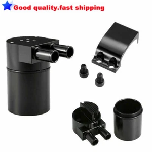 Fit BMW N54 335 535i 535xi Car Black Aluminum Alloy Reservior Oil Catch Can Tank - Bild 1 von 10