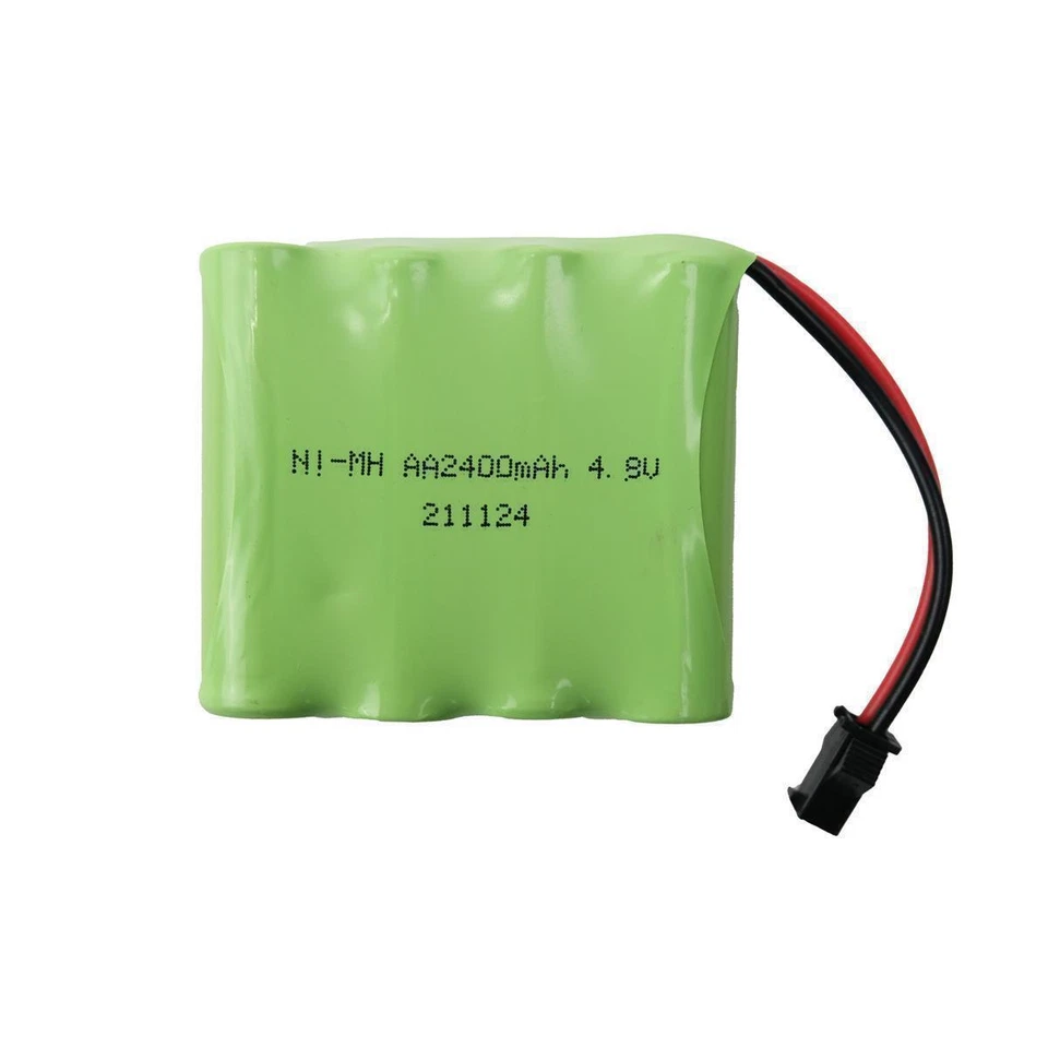 efaso Akku 4,8V 2400mAh Ni-Mh HBX Stecker für E5683 Volvo Bagger RC Modelle