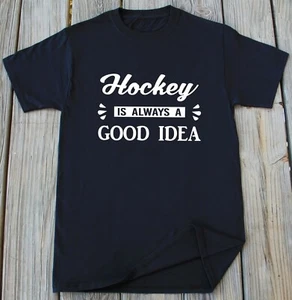 Funny Hockey T Shirt Hockey Player Team Coach Birthday Christmas Gift Tee - Picture 1 of 3
