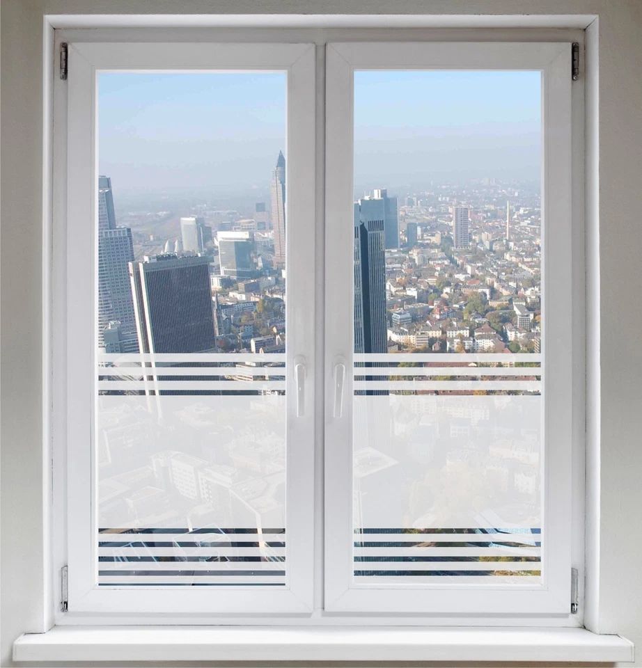 Glasdekorfolie Dusche Folie Duschkabine Fensterfolie Bad StreifendesignG46 - Bild 1 von 1