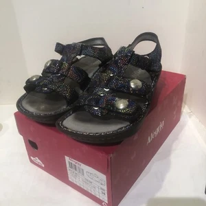 Sandalias de cuero con tiras arco iris ciclón talla 38 ALEG LITE KLE-493 - Imagen 1 de 11