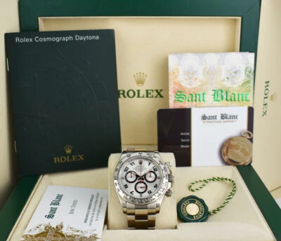 ROLEX - REHAUT 18kt White Gold DAYTONA Silver Race Dial 116509 - SANT BLANC - Image 1 of 4