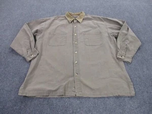 Duck Head Jacket Adult XLT Tall Beige Hiking Collared Outdoors Camping Mens - Picture 1 of 9