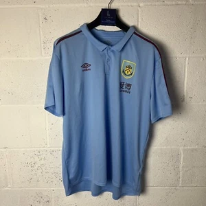 Burnley FC Training Shirt Polo Top umbro Adults size 3XL XXXL - Picture 1 of 14