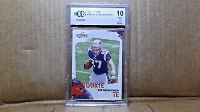 2010 Score #383 Rob Gronkowski RC BCCG 10 New England Patriots - Image 1 of 2