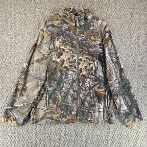 Realtree Xtra Fleece Camoflauge Jacket Mens Medium ( 38-40 ) Full Zip - Picture 1 of 9