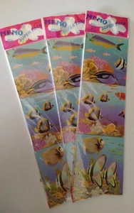 Memo Pads Small Ocean Cover 3 Packs Of 3 small note pads - Picture 1 of 5