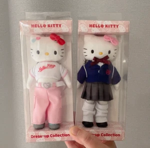 Hello Kitty Dress Up 50th Anniversary Korean Limited Set of 2 - Picture 1 of 1