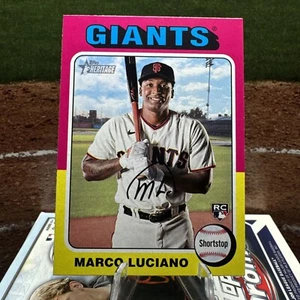 Marco Luciano 2024 Topps Heritage ROOKIE #391 - Giants RC - Picture 1 of 2