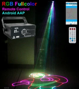 2W RGB Animation Laser Projector Lights Bluetooth APP Program remote stage light - Picture 1 of 12