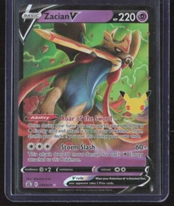 Pokemon TCG Zacian V 016/025 Celebrations Ultra Rare Holo Near Mint/Mint - Bild 1 von 2