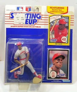 1990 STARTING LINEUP KENNER ERIC DAVIS CINCINATTI REDS NIP FREE SHIPPING - Picture 1 of 1