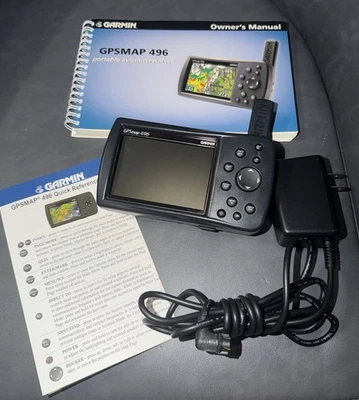 GARMIN GPSMap 496 Aviation GPS Great Shape New Battery & Instructions Quick Ship Foto 1 de 4