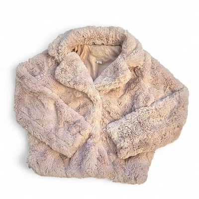 Jou Jou Pink Faux Fur Jacket  - Image 1 of 4