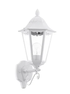 Wandaußenleuchte Weiß E27 Hauswandleuchte Außenleuchte Fassadenleuchte Lampe - Bild 1 von 1