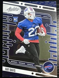 Ray Davis 2024 Absolute Rookie Card RC #188 Buffalo Bills - Bild 1 von 2