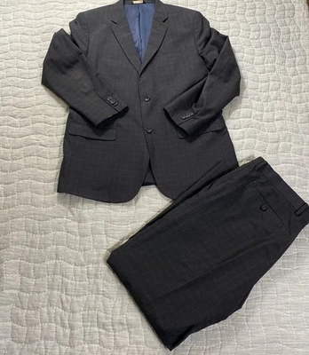 Banana Republic Suit Mens 46 Long 38x32 Tailored Fit Blazer Pants Wool Blend - Image 1 of 4
