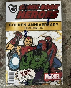 2025 Topps Marvel Comic Book Heroes 1975 Golden Anniversary Hobby Box Sealed - Picture 1 of 2