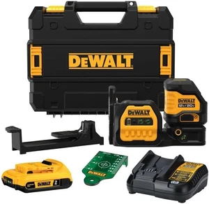 DEWALT 20V/12V MAX Laser Level Kit, Cross Line Laser, Green (DCLE34020G) - Picture 1 of 3