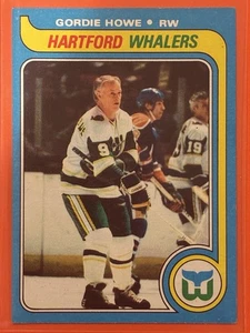 1979-80 Topps Gordie Howe #175 Vintage Hockey Hartford Whalers HOF - Picture 1 of 2
