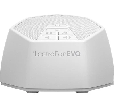 LectroFan EVO- Non-Looping Sleep Sound Machine - Get Better Sleep!!! - White - Image 1 of 4
