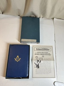 Santa Biblia Templo Rey Salomón Edición Masónica 1940 Holman Con Caja - Imagen 1 de 18