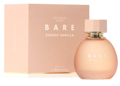 Victoria's Secret BARE Sueded Vanilla Eau de Parfum 3,4 fl oz 100 ml lacrado novo na caixa - Imagem 1 de 4