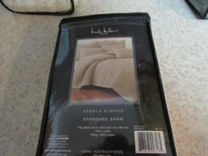 NEW Nicole Miller Kerala ALMOND Standard Cotton SHAM  FREE SHIPPING - Picture 1 of 1