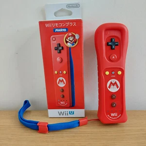 Official Nintendo Wii & Wii U Motion Plus Mario Edition Remote Controller - Picture 1 of 9