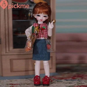 Little Cheshire Cat Girl 1/4 BJD Doll Ball Joint Doll Resin Eyes Full Set Gifts - Picture 1 of 13