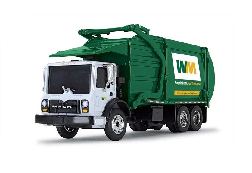 Camión de basura First Gear 80-0345D Mack Terrapro carga frontal residuos Mgt. 1/87 sin usar, en caja Foto 1 de 1