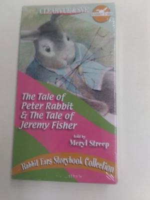 Сказка о кролике Питере и сказка о Джереми Фишере на видеокассетах запечатанная Мерил Стрип - Изображение 1 из 2