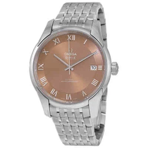 Omega De Ville Hour Vision Automatic Chronometer Bronze Dial Men's Watch - Picture 1 of 3